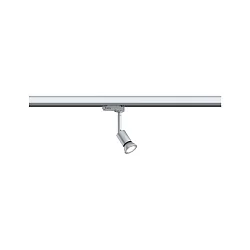 3-Phasen Schienenspot PRORAIL3 PURELL, 230V, GU10 max. 10W, Metall / Kunststoff, Silber / Chrom