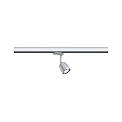 3-Phasen Schienenspot PRORAIL3 COVER, 230V, GU10 max. 10W, Metall / Kunststoff, Silber / Chrom