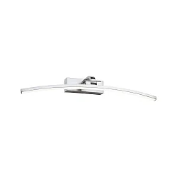 LED Bilderleuchte BENTO, 230V, 50cm, 10W 3000K 520lm 120°, neigbar, Alu gebürstet