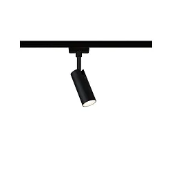 1-phase spot URAIL TUBO LED IP20, black matt dimmable
