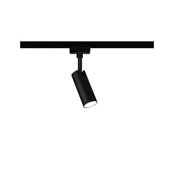 LED 1-Phasen Schienenspot URAIL TUBO, 1x4W 4000K, 170lm, IP20, dimmbar, schwarz matt