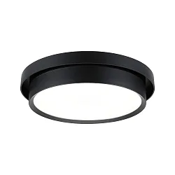LED Deckenleuchte MALIK, 230V, 13,5W, 2700K, 850lm, 3-Step-Dim, IP20, schwarz