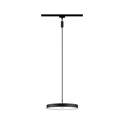 1-phase pendant luminaire HILDOR URail IP20, black matt dimmable
