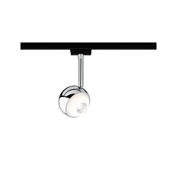 LED Spot URail CAPSULE II, 6W, 2700K, dimmbar, schwarz matt/chrom