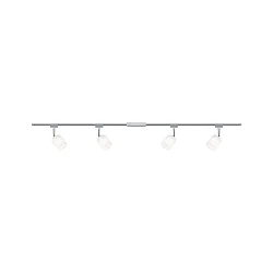 URail Basisset Spot BLOSSOM, 4-fach, 230V, 4x G9 max. 10W, inkl. 2 Schienen + Verbinder + Einspeisung