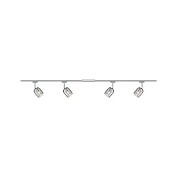 URail Basisset Spot BLOSSOM, 4-fach, 230V, 4x G9 max. 10W, inkl. 2 Schienen + Verbinder + Einspeisung