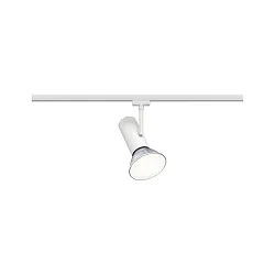 URail Einzel-Spot APOL, 230V, E27 max. 50W, Metall / Kunststoff, Chrom matt