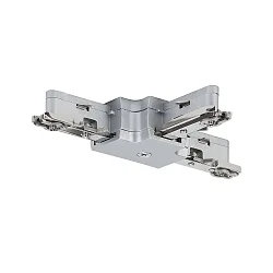Zubehör für 1-Phasen-Schienensystem URAIL - T-Verbinder, 125mm, max. 1000W, 230V, Chrom matt
