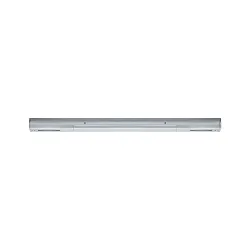 URail Mitteleinspeisung 3/4/5-adrig, 230V, 1x / 2x max. 1000W, separat schaltbar, Kunststoff, Chrom matt