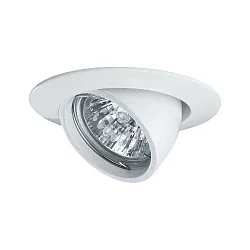 Einbauleuchte PREMIUM, 12V, GU5.3, 51mm, weiß/Alu, kippbar