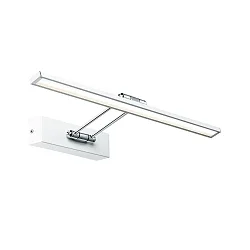 LED Bilderleuchte GALERIA BEAM FIFTY, 230V, 7W 2700K 685lm, mit Gelenkarm, weiß / Chrom