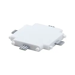 Clever Connect X-Verbinder BORDER, 12V DC, Weiß matt