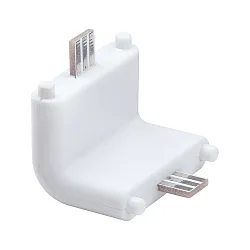 Clever Connect Wand-Verbinder BORDER, 12V DC, Weiß matt