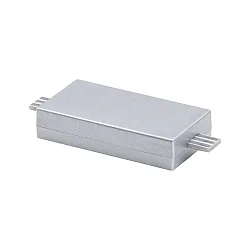 Clever Connect Linien-Verbinder BARRE, 12V DC, Chrom matt / Kunststoff