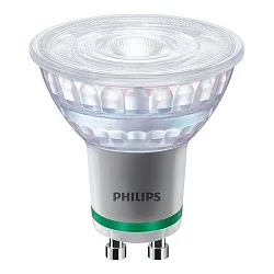 LED Reflektorlampe MASTER LEDspot UE PAR16 ND 827 2.1-50W EELA, GU10, 2.1W 2700K 400lm 680cd 36°, schaltbar, Glas klar