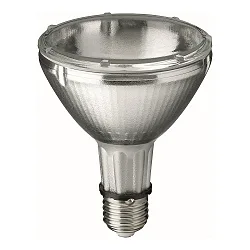 Philips Entladungs-Reflektorlampe MASTERColour CDM-R P30, E27, 70W 3000K 3800lm 14000cd 30°, CRi 90