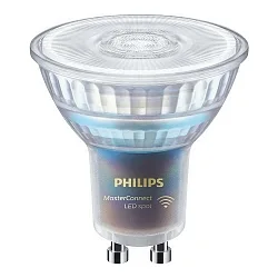 SmartHome LED Lampe MASTERConnect LEDspot IA, GU10, 4.7W 2700K 345lm 5000cd 36°, CRi >90, BT/ZigBee dimmbar