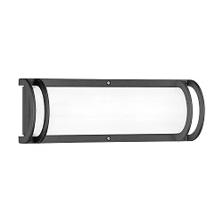 Wandleuchte NIKKO+45, E27, 2x40W, A60, IP65, IK06, anthrazit / Glas opal