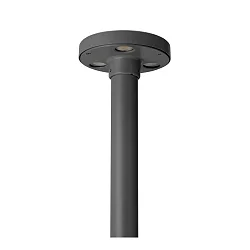 LED Pollerleuchte PADO 600, 20W, 4000K, 1160lm, IP65, IK05, statisch, anthrazit / Glas transparent
