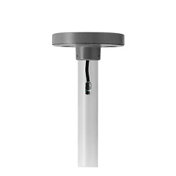LED Pollerleuchte PADO, 20W, 3000K, 1080lm, IP65, IK05, statisch, anthrazit / Glas transparent