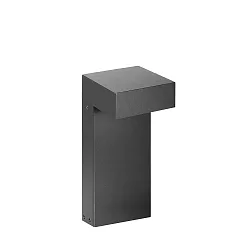 LED Pollerleuchte MIMIK 10 POST 300, 11W, 3000K, 745lm, IP65, IK08, statisch, anthrazit / Glas transparent