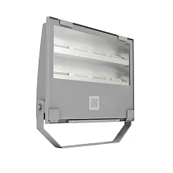 LED Scheinwerfer GUELL 3 A50/W, 231W, 4000K, 27496lm, IP66, IK07, statisch, grau / Glas transparent