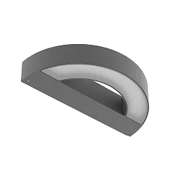 outdoor wall luminaire MASK+ MINI M static IP65, anthracite, lacquered 