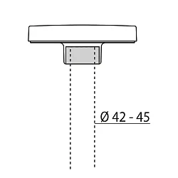 Adapter Mastende PADO, Ø45mm