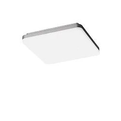 LED Wand-/Deckenleuchte WL 210 OPAL SQUARE, 10/15W, 3000/4000K, 1620lm, IP20, IK05, statisch, aluminium / opal