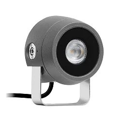 LED Scheinwerfer TYK+ 10 ELL, 7W, 3000K, 439lm, IP66, IK06, statisch, anthrazit / Glas transparent