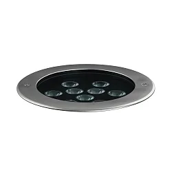 LED Boden-Einbauleuchte CRICKET+ 20 C/M, IP67 IK10, 26W 3000K 2177lm, statisch, Edelstahl / Glas transparent