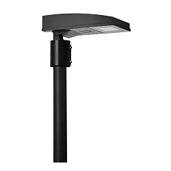 LED Scheinwerfer SPIDER+ POST A/EW MULTIPOWER, 51W, 3000K, 5754lm, IP66, IK06, statisch, schwarz / Glas transparent