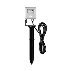 LED Spot FOCUS+ ZERO KIT S/EW, 5W, 2700K, 441lm, IP65, IK06, inkl. Erdspieß, statisch, anthrazit / Glas transparent