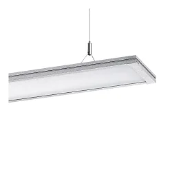 LED Pendelleuchte SL720+ PL MP S/C, 69W, 3000K, 8950lm, IP20, IK05, DALI, bildschirmarbeitsplatztauglich, grau