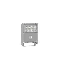 LED Scheinwerfer WIN PRO 20 A/W, 68W, 3000K, 8997lm, IP66, IK08, statisch, grau / Glas transparent