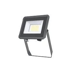 LED Flutlichtstrahler STAR 3000, IP65 IK06, Alu schwarz / Strukturglas, 100cm Kabel + Ventil, 22.2W 3000K 2800lm 100°