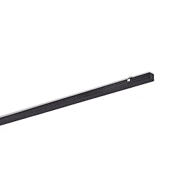 Aluminium Miniprofil XSMALL U F 12/12 2M, schwarz + Abdeckung dunkel für Akkustikpaneele