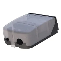 recessed housing MOUNTING BOX / CBU-TED-LR 150W 1CH, black, transparent