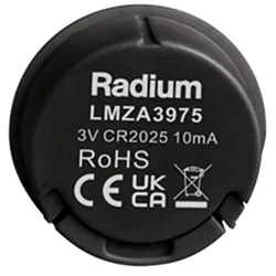 remote control REMOTE RF DOT 1ZONE BLACK 1-fold, cylindrical, with output for radio control signal (RF)