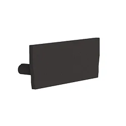 Endkappe für PROFILE MEDIUM U FLAT BLACK