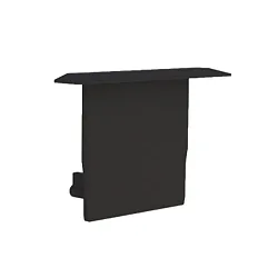 Endkappe für PROFILE MEDIUM WING BLACK