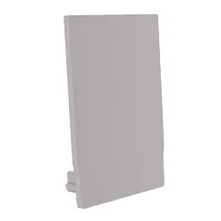 Endkappe für Profil + Cover M, Endcap MEDIUM U-Profil 27/39