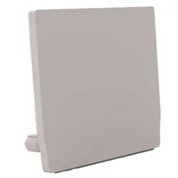 Endkappe für Profil + Cover M, Endcap MEDIUM U-Profil FLAT 27/23.8, grau