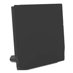 Endkappe für Profil + Cover M, Endcap MEDIUM U-Profil FLAT 27/23.8