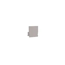 end cap SMALL U, white