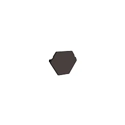 end cap SMALL CORNER, black
