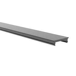 Abdeckung für Profil SMALL 16.4/4 C1, Länge 2m schwarz
