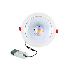 downlight GLAN M Ø 237MM Plug&Play rigid, CCT Switch, UGR < 19, multipower IP20, white 
