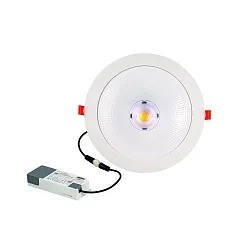 downlight GLAN L Ø 270MM Plug&Play rigid, CCT Switch, UGR < 19, multipower IP20, white 