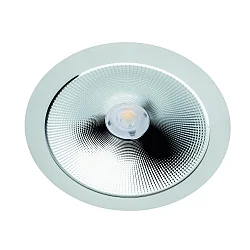 downlight GLAN XL Ø 320MM Plug&Play rigid, CCT Switch, UGR < 19, multipower IP20, aluminium, white 